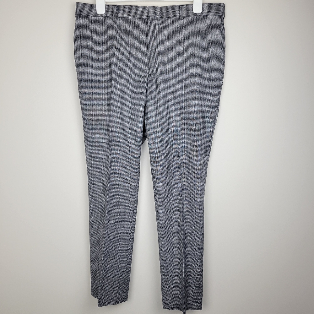 NWT BROOKS BROTHERS Red Fleece Line Houndstooth Tailored Dress Pants 40 x 32